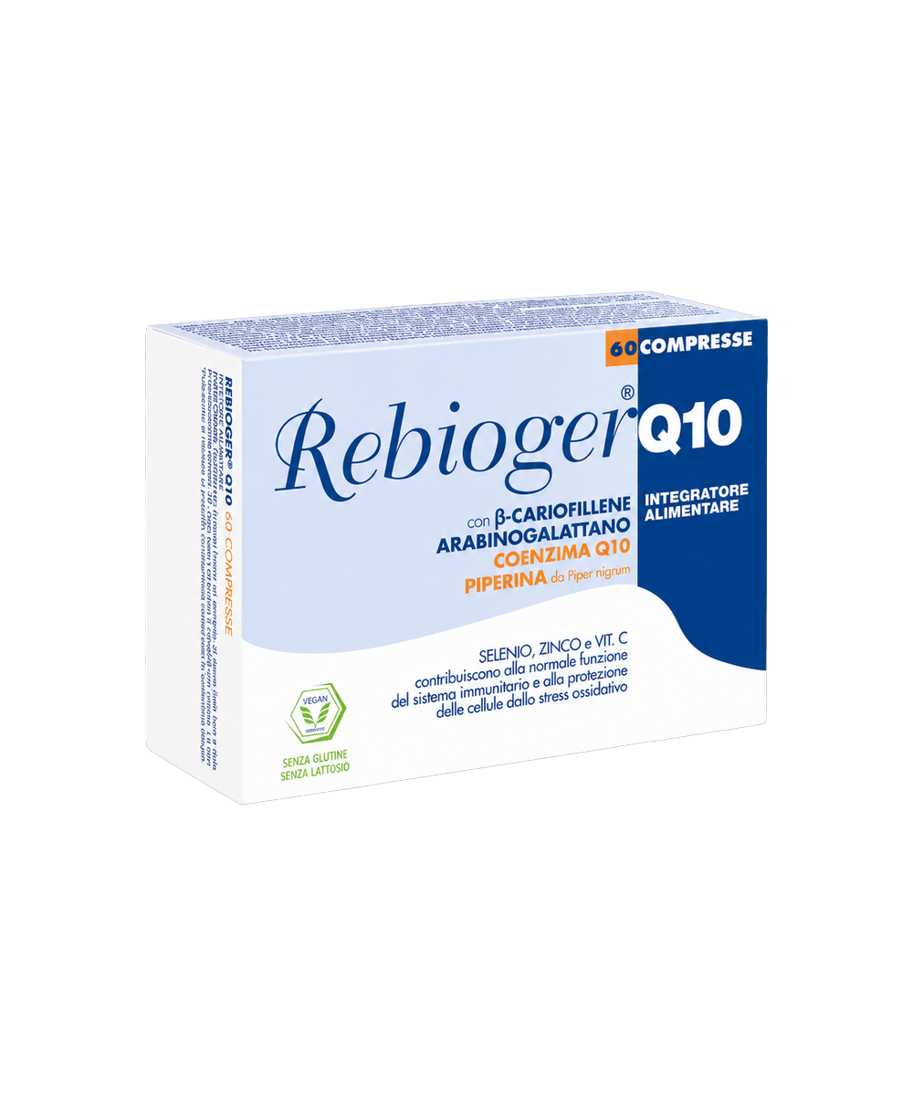 REBIOGER Q10 COMPRESSE