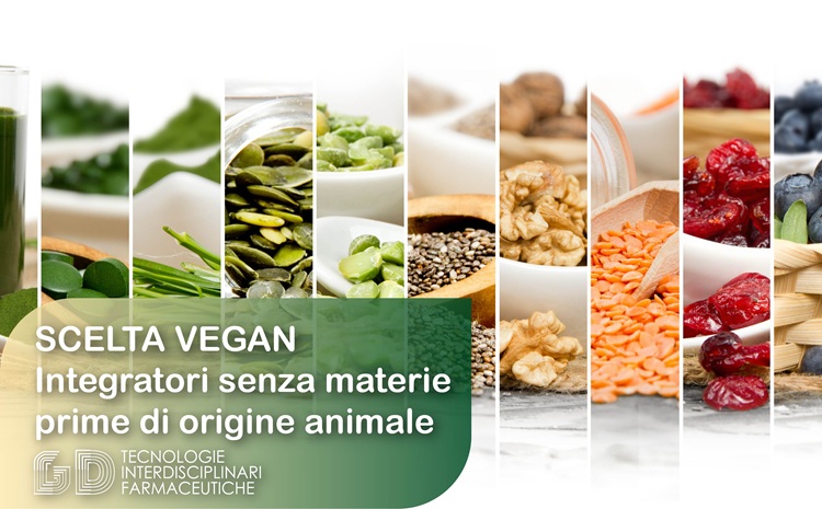 scelta vegan integratori senza ingredienti origine animale